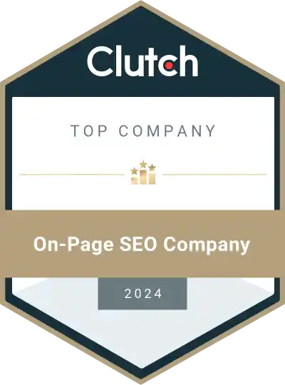 clutch top on-page seo company 2024 realreach awards